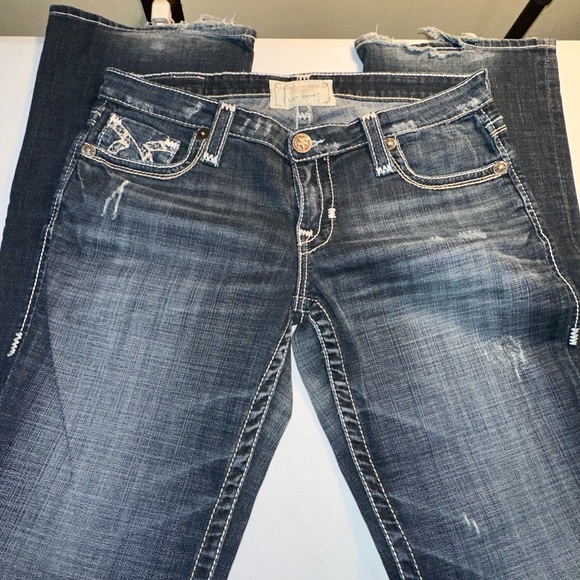 Big Star Blue Liv Boot Cut Jeans SZ 31XL - Picture 9 of 13